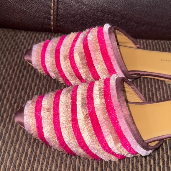 Anthropologie Fiesta Fringe Slides - Picture 3 of 4